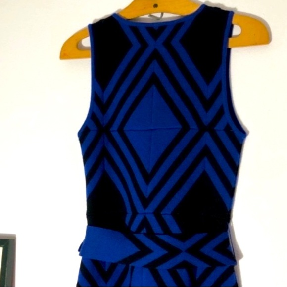 Alice & Olivia Belted Wool Mini Dress - Picture 3 of 5